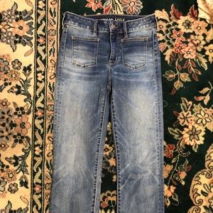 AE Crop Flare Jeans